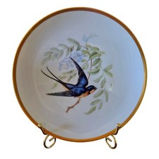 Hutschenreuther Selb Bavaria Audubon Barn Swallow Bird Porcelain Plate Germany picture