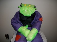 Vintage Lillian Vernon Life Size Halloween Frankenstein Plush Stuffed Figure picture