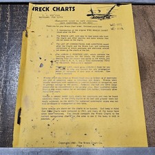 Vintage Wreck Charts Charleston Light Cape Canaveral Key West picture
