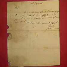 1786 Virginia ALS Col John Travers Cooke to Huie & Reid Dumfries Merchants picture