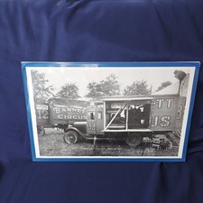 Vintage Circus Barnett Bros. Transport Photo 1929 20x12 Kohler & Kohler Lighting picture