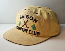 Vintage U.S. Military Theatre Saigon Country Club Made Hat Vietnam Hand Grenade  picture