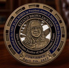 Ketanji Brown Jackson U.S. Supreme Court Confirmed April 7 2022 Coin Politics picture