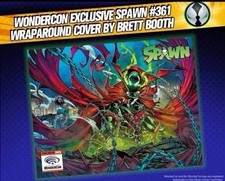 Wondercon Exclusive Spawn #361 - Brett Booth Wraparound Cover. Limited to 650 picture