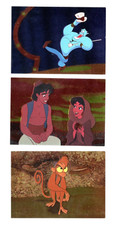 1993 SKYBOX DISNEY'S ALLADIN 3-CARD SPECTRA-ETCH INSERT SET NM/MINT picture