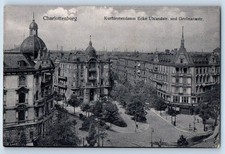 Charlottenburg Berlin Germany Postcard Kurfürstendamm corner Uhlandstrasse c1910 picture