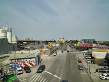 Photo:Flushing Queens New York 2000s 35th Avenue Street Scene Construction picture