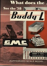 1958 PAPER AD 2 PG Buddy L Toy Truck Fleet Coca-Cola GMC Conveyor Belt  picture