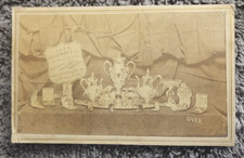RARE 1800'S CDV COOK, GOODMAN & CO. JEWELRY WATCH SILVER DISPLAY. LOUISVILLE,KY picture