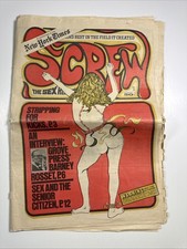 SCREW newspaper #71- 1971 Rare NYC tons of photos-Ads picture