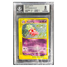Pokemon Card Slowking Holo Aquapolis H22/H32 IT - BGS 8 NM-MT picture