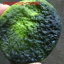 204ct Moldavite Genuine Raw Meteorite From Czech Republic PICcertificate picture