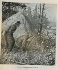 1916 A. B. Frost Hunting Fishing Illustrations picture