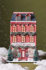 Anthropologie Emily Taylor Light-Up Holiday House Jolly's Toy Shop Village NEW picture