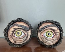 Katherine’s Collection Creepy Curiosity Haunted Eyeball Framed Wall Hanging Set picture