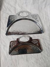 Vintage Farberware Chrome Table Crumber Silent Butler Set picture