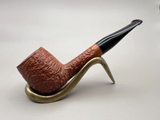Johannes Hoffmann Rusticated Straight Apple Estate Pipe Hand Made in Denmark picture