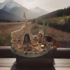 Native American Nativity Scene picture