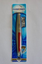 PAPERMATE 14164 PROFILE SLIM PEN RED*NEW IN PACKAGE*Black Ink- Medium Ball Point picture