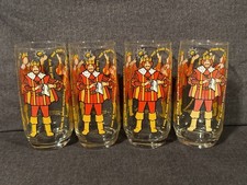 Vintage 1979 Burger King Collector’s Series Glass Lot x4 -Excellent Condition picture