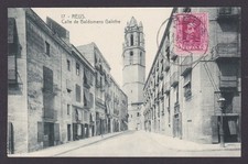 SPAIN, Vintge postcard, Reus, Calle de Baldomero Galofre picture