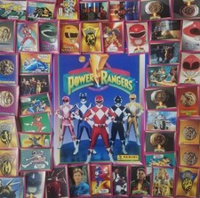 Power rangers 1994 panini first edition ultra rare album and lot of stickers picture