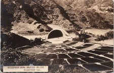 Vintage Hollywood Bowl Real Photo Postcard - 1930s California Music Venue RPPC picture
