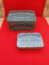 Antique Edgeworth Tobacco Tins. Set Of 2 Different Sizes picture