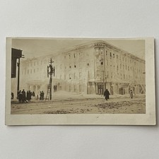 Antique RPPC Real Postcard Photograph International Hotel Niagara Falls NY Fire picture