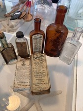 Antique Medicine Bottle Lot Sylvan, Hemostyl, Capudine, Hites, Dewitts picture