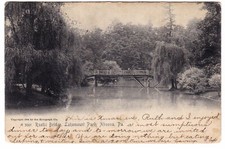 1906 Altoona PA Lakemont Park Rustic Bridge Amusement Undivided Old Postcard picture