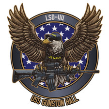 USS Gunston Hall Decal - Prior Service Decal - Military Graphics - 4