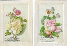 Grand Rapids Michigan Millinery & Fancy Dry Good Victorian Trade cards Monroe St picture