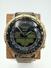 CITIZEN Wingman A794 Quartz Watch 40mm Vintage Analog Digital No Battery Working picture