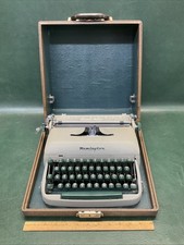 Vintage 1950's Remington Travel-Riter Manual Typewriter w/ Case picture