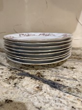 Vtg Favolina-Karolina 10” Dinner Plates Spring Garland Pattern DISCONTINUED picture