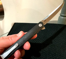 CEO 7097 Quick Flick Folding Pocket Knife (Silver Blade) picture