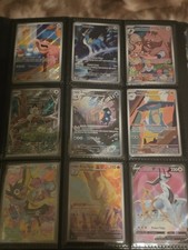 Pokémon cards: 18 1/2 Pages Full of NM, Full Art,  Illustrated Rare Cards,... picture