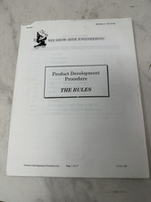 1998 Walt Disney Imagineering WDI Show Ride Engineering Internal Manual RARE picture