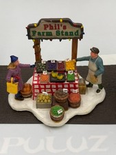 Phil's Farm Stand 2003 Lemax Village Collection Resin Figurine #03334 picture