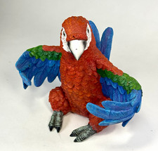 Resin Parrot Bird Figurine Collectible Sculpture with Outstretched Wings picture