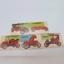 1954 Topps Card Set Of 5 Early 1900s Knox And Hudson Surrey Runabout Touring + picture
