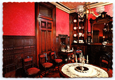Indianapolis Indiana IN James Whitcomb Riley Home Dining Room Vintage Postcard picture