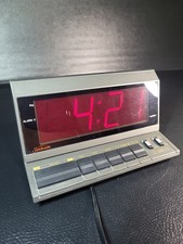 Vintage Sunbeam Digital LED Dual Alarm Clock with Snooze - Manual 887-36 Tested picture