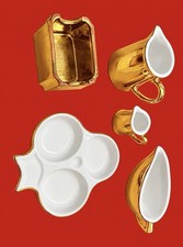 Vintage Hall China GOLDEN GLO 5-Piece Georgetown Inn Washington DC Restaurant picture