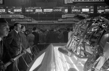 Humber Hawk chassis on the Rootes group stand 1954 London Motor Show Old Photo 1 picture
