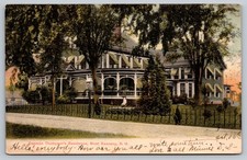 Denman Thompson's Residence Postcard West Swasey NH Vintage 1900s picture