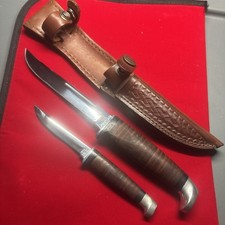 Vintage Case XX Twin Finn 2-Piece Hunting Knife Set - Stainless Steel picture