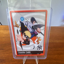 Bandai Naruto Chakra Card CP-001 Non-Sport Trading Card Naruto & Sasuke picture