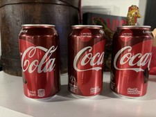 Cinnamon Coke Coca Cola Soda 3 Can Lot Based On Original Recipe New Sealed picture